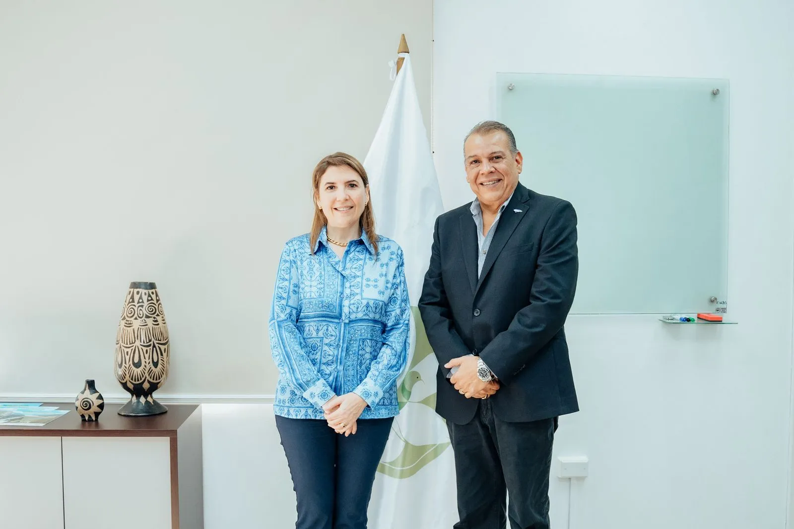 Reunión del ministro de la SERNA con la representante del Programa Mundial de Alimentos